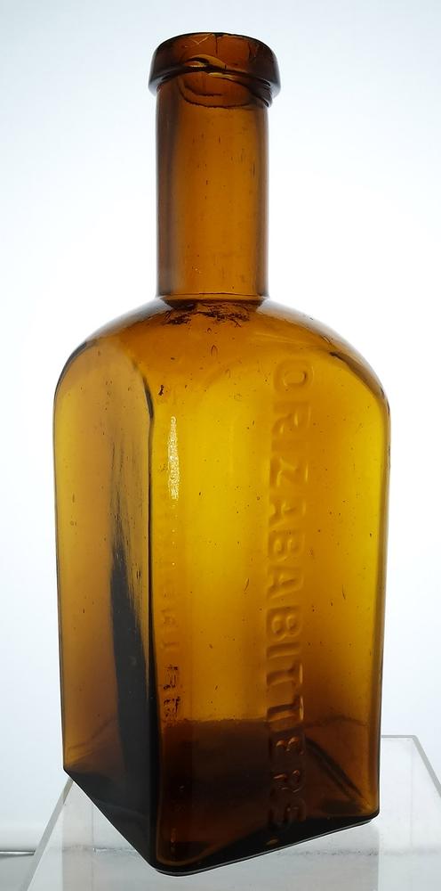 Orizaba Bitters, J.  Maristany, 1870s.  Not much is known about J.  Maristany or even where they were located.  There are only a few known in any condition, and this one grades well at 8.5+.