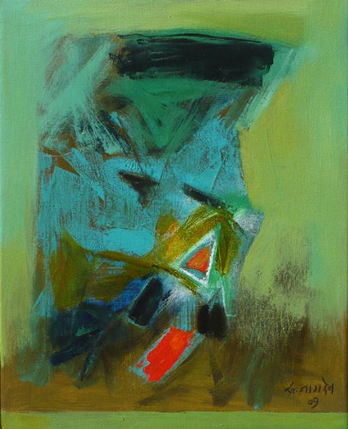 Sachida Nagdev.  Untitled.  16x20".  Oil on Canvas.  2009