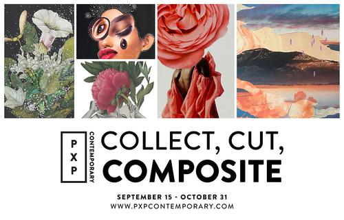 Collect, Cut, Composite is an online collage show presented by PxP Contemporary, Sep 15 - Oct 31.