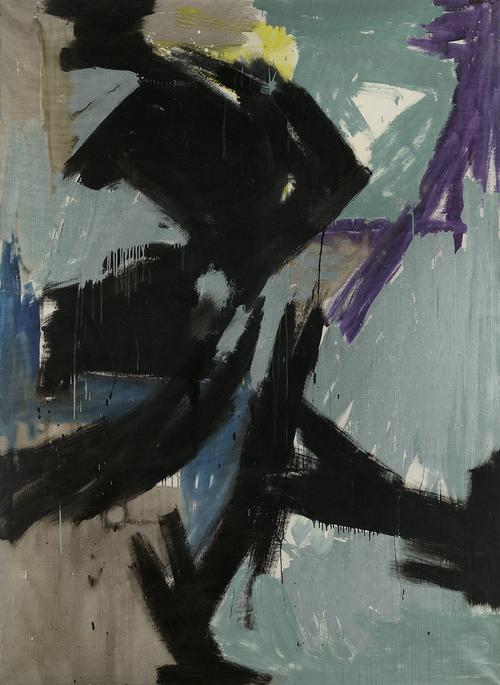 Judith Godwin.  No.  9, 1958.  Oil on canvas.  80 x 58 inches.