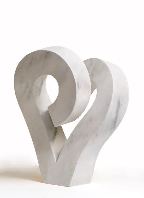 Kaplanon Galleries, Athens, Greece.  Hector Papadakis: sculpture, marble 