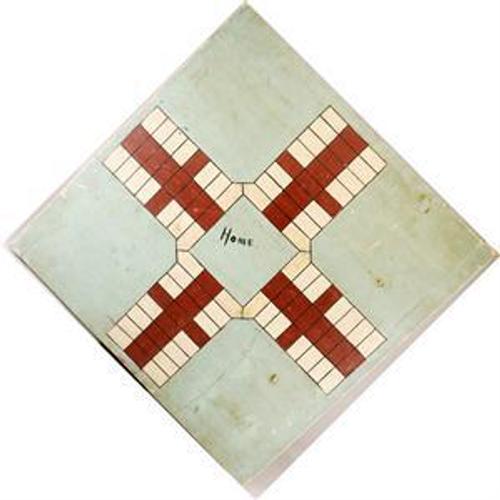 Painted Parcheesi Gameboard from RJG Antiques