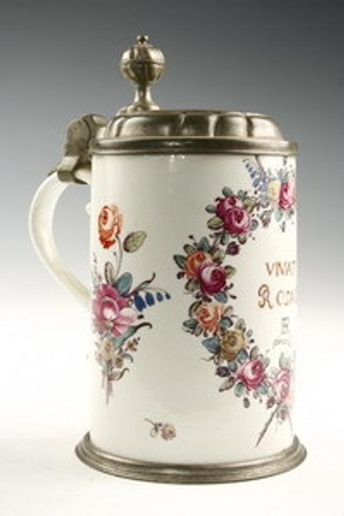 Bavarian tankard at Thomaston Place Auction