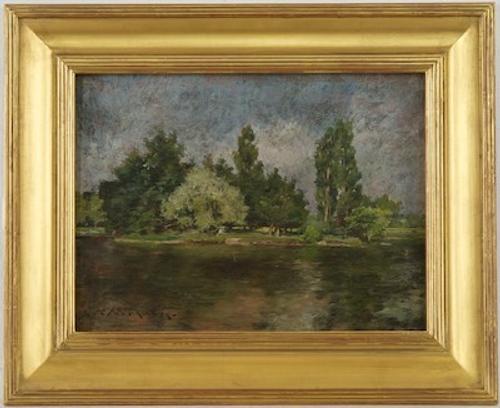 William Merritt Chase, "Poplar Lake", est.  $150,000/250,000