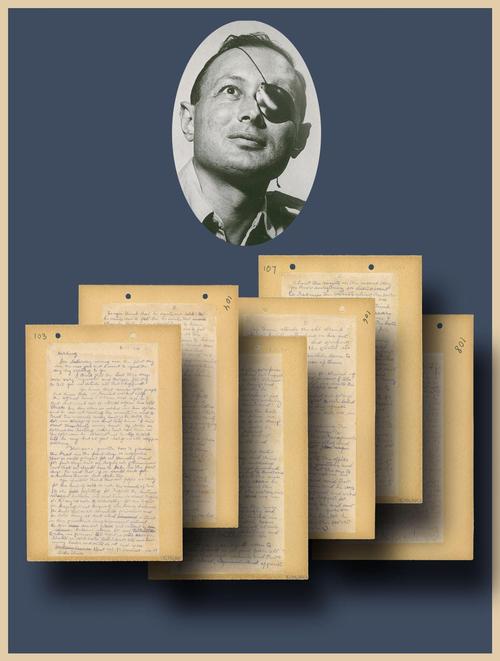 Archive of 13 letters handwritten by Moshe Dayan on fragile prison tissue and smuggled out of prison while he was an inmate at Acre Prison in Palestine, 1939-1941 (est.  $30,000-$40,000).