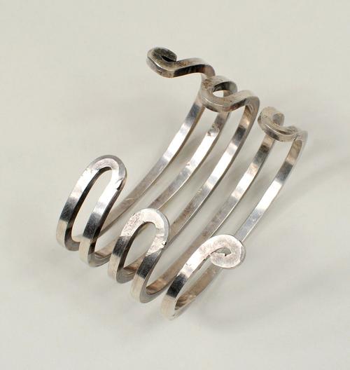 Alexander S.  Calder, Sterling Silver Bracelet