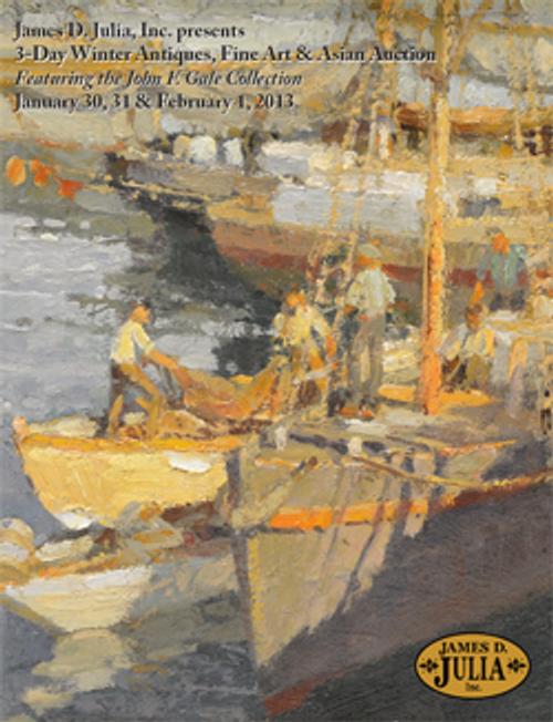 Winter catalog cover, James D.  Julia Auctioneers