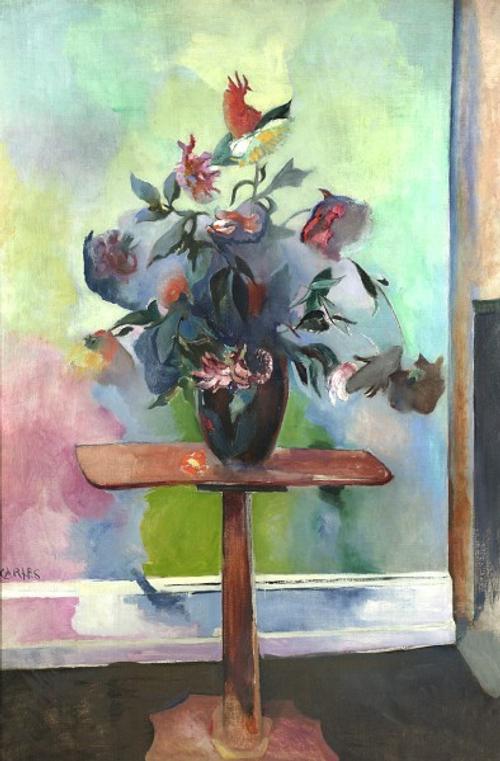 Arthur B.  Carles (1882–1952) Still Life, Flowers, 1914, at Questroyal Fine Art.