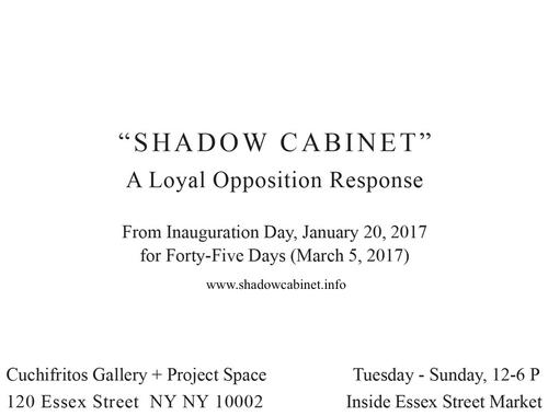 Shadow Cabinet, Promotion Image, January 2017.