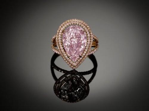 4.71ct "Cassel" purple-pink diamond at Michael Reslan