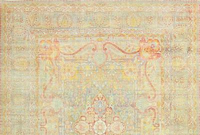 Antique Persian Kerman Carpet 48296 by Nazmiyal