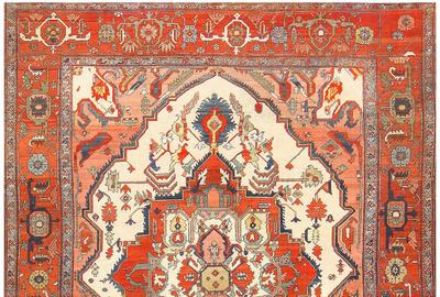 Antique Persian Serapi Rug 48231 by Nazmiyal