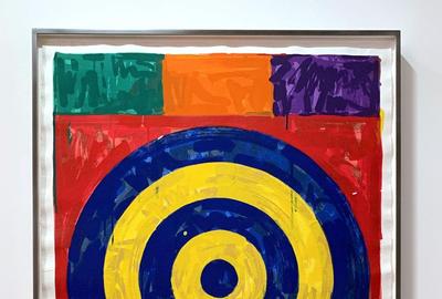 JASPER JOHNS TARGET (ULAE 147), 1974 color screenprint from twenty-seven screens on J.B.  Green paper paper