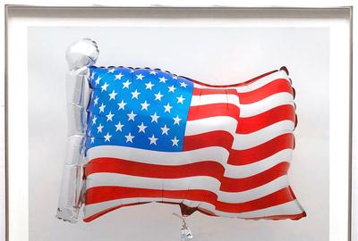 JEFF KOONS FLAG, 2020 Archival pigment print on Canson Plastine paper 