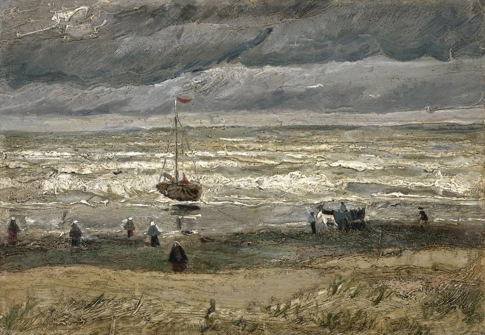 "Seascape at Scheveningen" (The Van Gogh Museum)